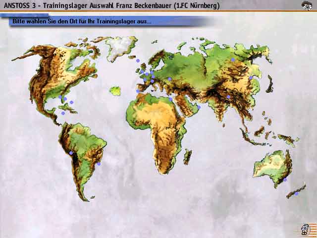 Atlantislage des Trainingslager