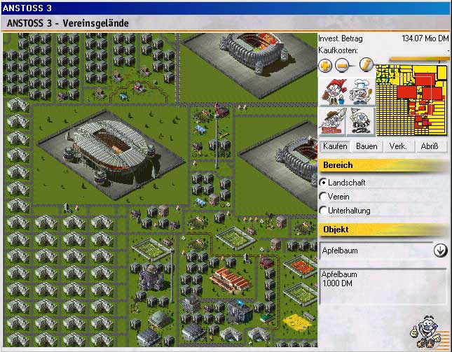 das Mega Vereinsgelände