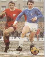 Georg "Katsche" Schwarzenbeck und Klaus Fischer, zwei Bayern in zwei Münchner Klubs. Fischer zog es bald in den Westen.